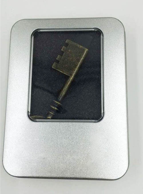 創(chuàng)意防水U盤,高檔復(fù)古U盤禮品,仿真古代鑰匙U盤